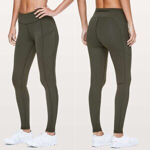 Lululemon Olive Green Speed Up Tight *Full-On Luxtreme 28" Leggings 37379